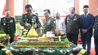Korem 042/Gapu Gelar Syukuran Memperingati HUT ke-81 TNI
